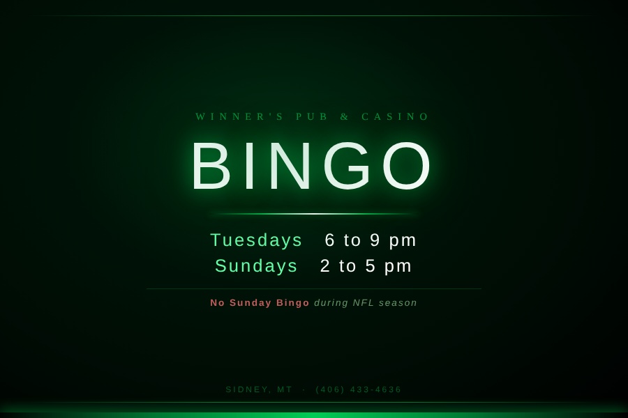 Bingo at the Pub
